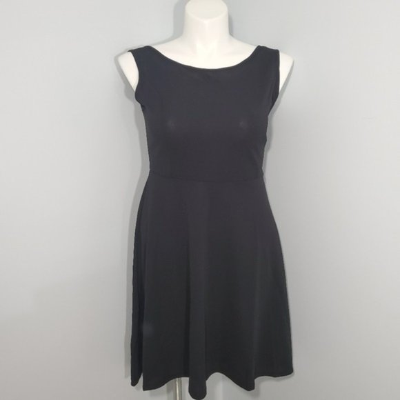 Simple Fun Mod Sheath Dress Black Large - Picture 1 of 6
